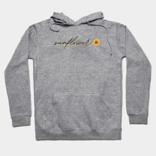 Sunflower - aesthetic simple design Hoodie